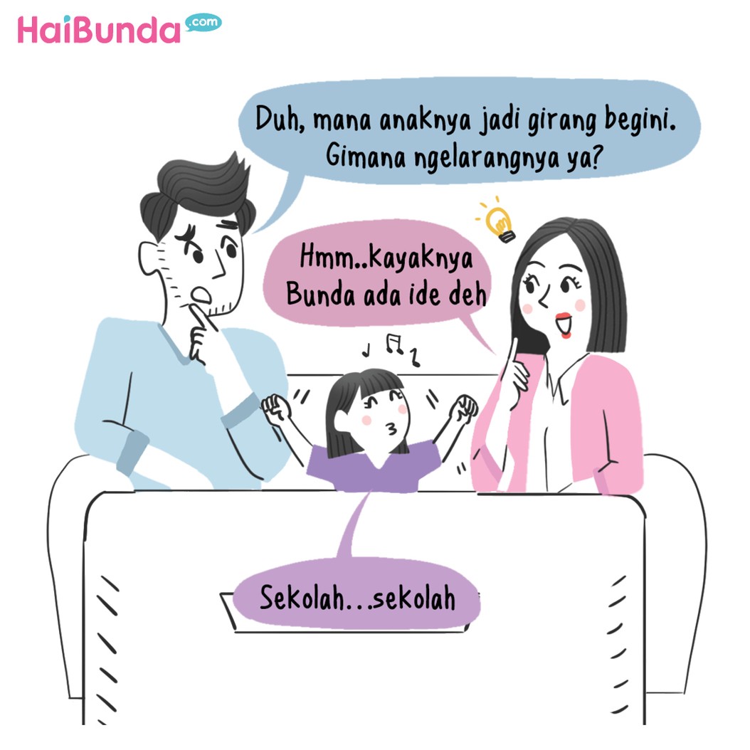 Komik Sekolah Tatap Muka