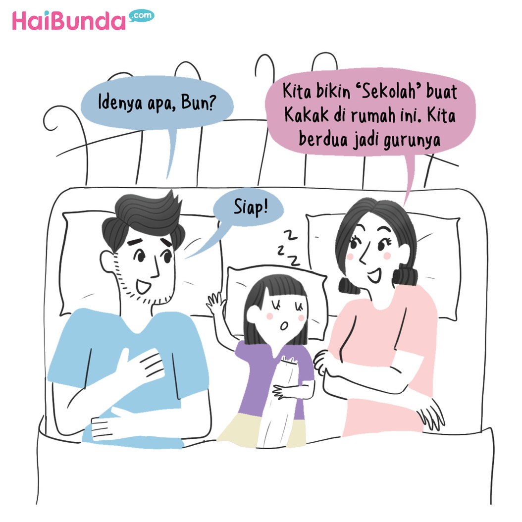 Komik Sekolah Tatap Muka