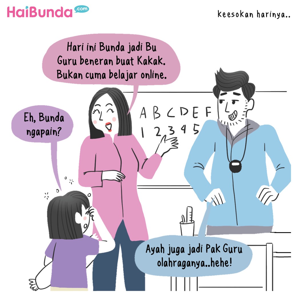 Komik Sekolah Tatap Muka