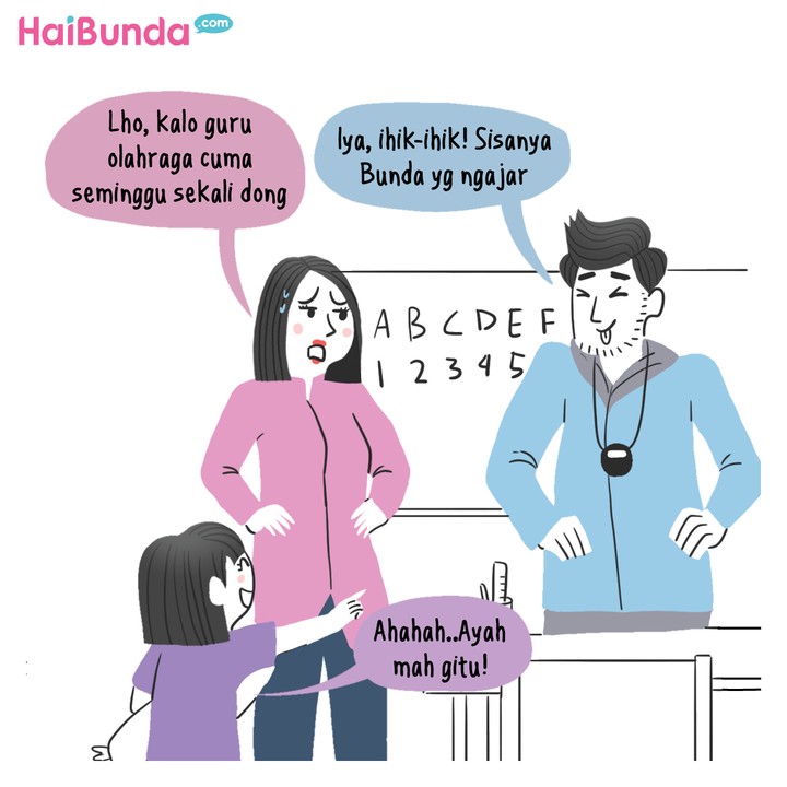 Komik Sekolah Tatap Muka