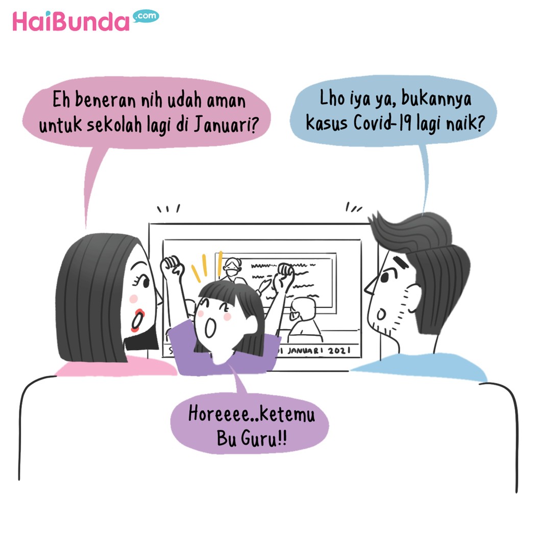 Komik Sekolah Tatap Muka