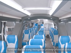 Laksana Rilis Bus Social Distancing Terbaru, Disebut Makin Ampuh Tangkal Corona