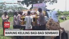 VIDEO: Polisi Dirikan Warung Keliling Bagi-bagi Sembako
