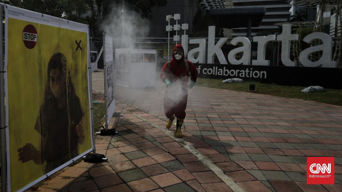 FOTO: Antisipasi Penyebaran Covid-19 di Jakarta