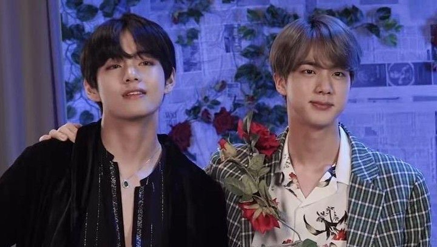 Jin BTS Jin dan V BTS