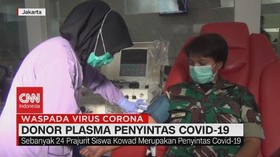 VIDEO: Donor Plasma Penyintas Covid-19