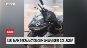 VIDEO: Aksi Tarik Paksa Motor Oleh Oknum Debt Collector