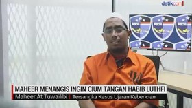 VIDEO: Maheer Menangis Ingin Cium Tangan Habib Luthfi