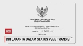 VIDEO: DKI Jakarta Dalam Status PSBB Transisi