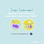Cara Mencuci Masker Kain yang Benar