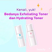 Perbedaan Exfoliating Toner dan Hydrating Toner