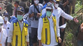 VIDEO: Menteri PUPR Kunjungi Tanggul Sungai Sei Belawan