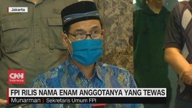 VIDEO: FPI Rilis Nama Enam Anggotanya yang Tewas