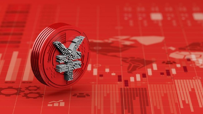 Bank sentral China membolehkan perusahaan untuk mengambil utang dari luar negeri seiring dengan pelemahan yuan.