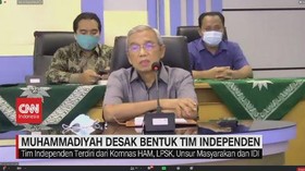 VIDEO: Muhammadiyah Desak Bentuk Tim Independen