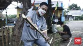 FOTO: TPS Keberagaman Nusantara untuk Pilkada Depok Swadaya masyarakat di Kampung Benda Barat, Cipayung, Depok membuat TPS bertema keanekaragaman budaya untuk pemungutan suara Pilkada Serentak 9 Desember 2020.