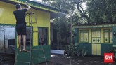 FOTO: TPS Keberagaman Nusantara untuk Pilkada Depok Swadaya masyarakat di Kampung Benda Barat, Cipayung, Depok membuat TPS bertema keanekaragaman budaya untuk pemungutan suara Pilkada Serentak 9 Desember 2020.