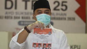 Rekapitulasi KPU, Anak Buah Risma Jadi Wali Kota Surabaya