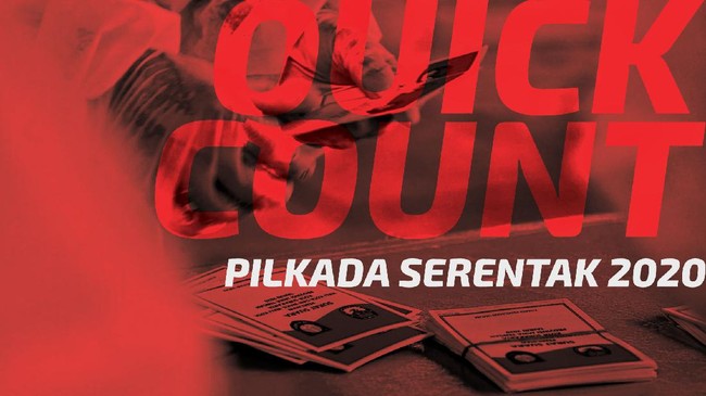Saksikan perkembangan quick count Pilkada 2020 dari lembaga Charta Politica, Indikator dan LSI Denny JA.