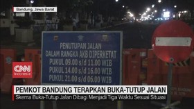 VIDEO: Pemkot Bandung Terapkan Buka-Tutup Jalan