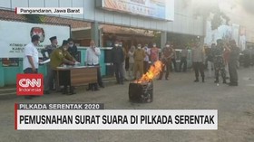 VIDEO: Pemusnahan Surat Suara di Pilkada Serentak