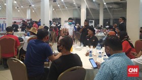 Nobar Quick Count, Pendukung Bobby Nasution Abai Jaga Jarak