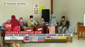 VIDEO: Ruang TPS Sempit, Penyelenggara Kurang Jaga Jarak