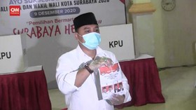 VIDEO: Eri-Armuji Unggul Quick Count Pilkada Surabaya