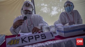 79 Ribu Petugas KPPS Reaktif Covid-19 Selama Pilkada 2020