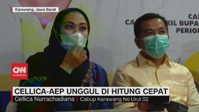 VIDEO: Cellica-Aep Unggul di Quick Count Pilkada Karawang