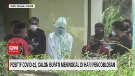 VIDEO: Positif Covid-19, Cabup Meninggal di Hari Pencoblosan