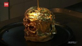 VIDEO: Yuk Cobain Burger Berlapis Emas 24 Karat