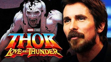 img-title Christian Bale Jadi Gorr the God Butcher di 'Thor: Love and Thunder'