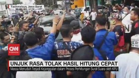 VIDEO: Demo Tolak Hasil Quick Count di Tasikmalaya