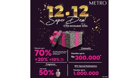 Belanja Tas hingga Skincare di Metro 12.12 Diskon 70 Persen