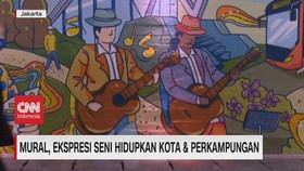 VIDEO: Mural, Ekspresi Seni Hidupkan Kota & Perkampungan