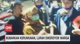VIDEO: Bubarkan Kerumunan, Lurah Dikeroyok Warga