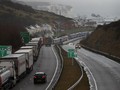FOTO: Efek Brexit, Antrean Truk Mengular di Pelabuhan Inggris