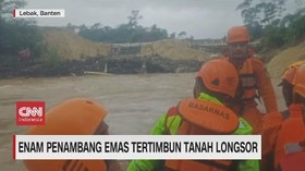 VIDEO: Enam Penambang Emas Tertimbun Longsor