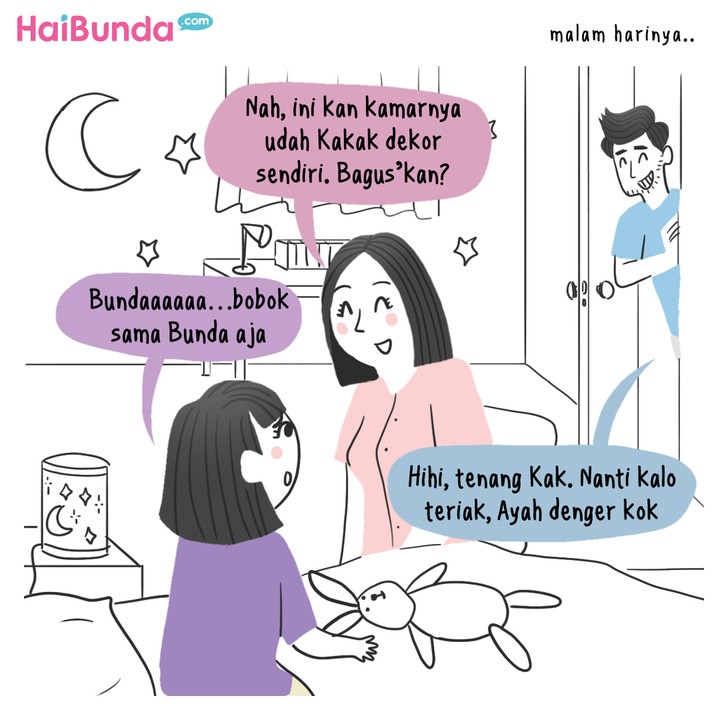 Komik Belajar Bobok Sendiri