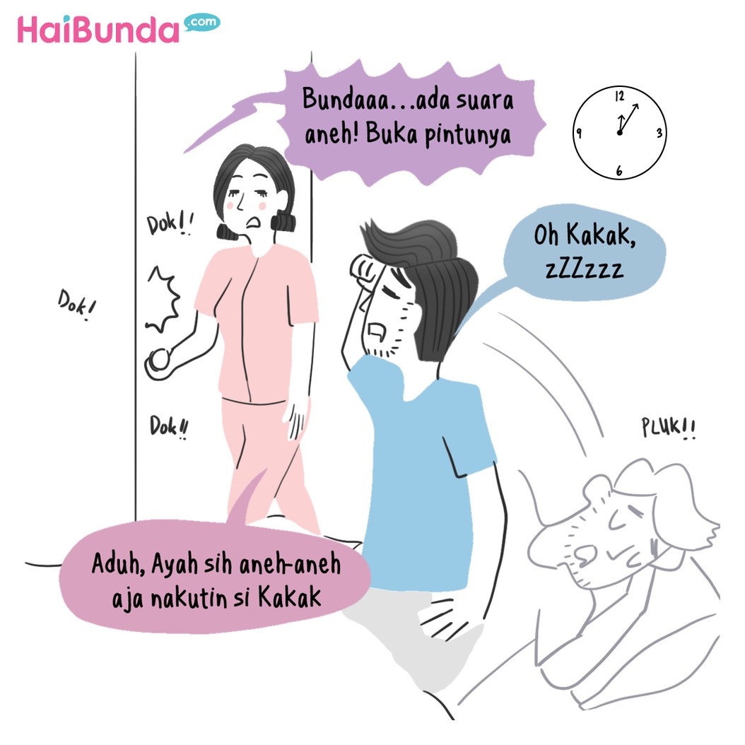 Komik Belajar Bobok Sendiri