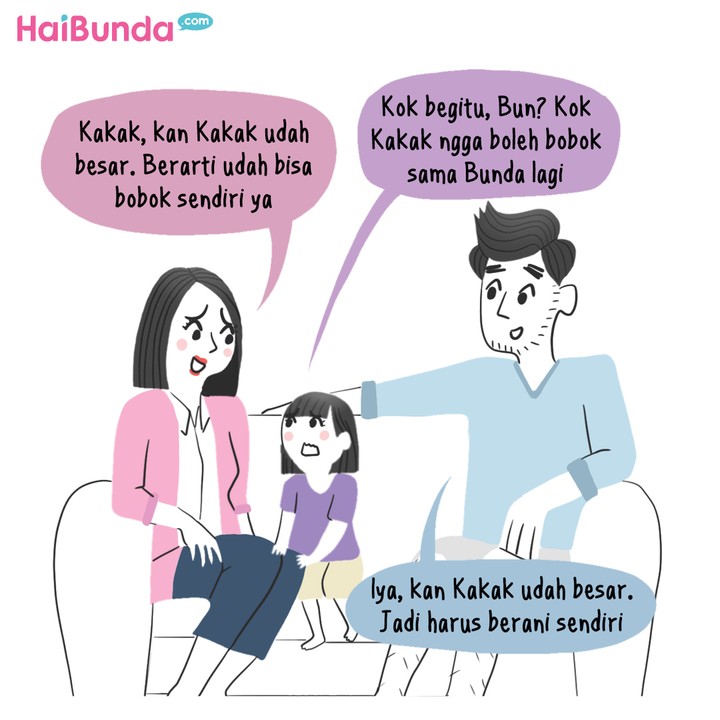Komik Belajar Bobok Sendiri
