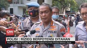 VIDEO: Polisi: Rizieq Berpotensi Ditahan