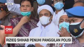 VIDEO: Rizieq Shihab Penuhi Panggilan Polisi