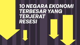 INFOGRAFIS: 10 Negara Ekonomi Terbesar yang Terjerat Resesi