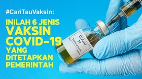 INFOGRAFIS: 6 Jenis Vaksin Covid yang Ditetapkan Pemerintah