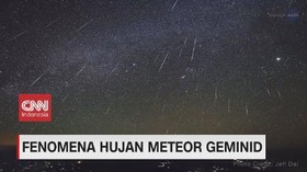 VIDEO: Fenomena Hujan Meteor Geminid