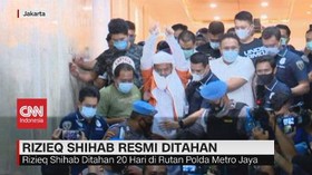 VIDEO: Rizieq Shihab Resmi Ditahan