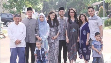 Senyum Semringah Kakak Alyssa Soebandono Ikut Lebaran meski Beda Agama