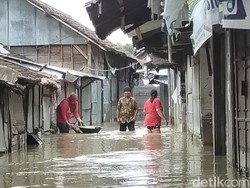 6 Desa di Gresik Masih Terendam Banjir Luapan Kali Lamong
